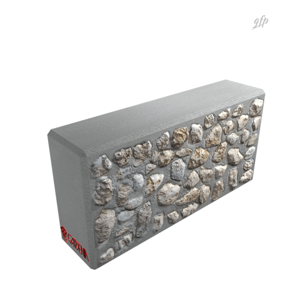 Logo Block Art e rendering 3D delle casseforme