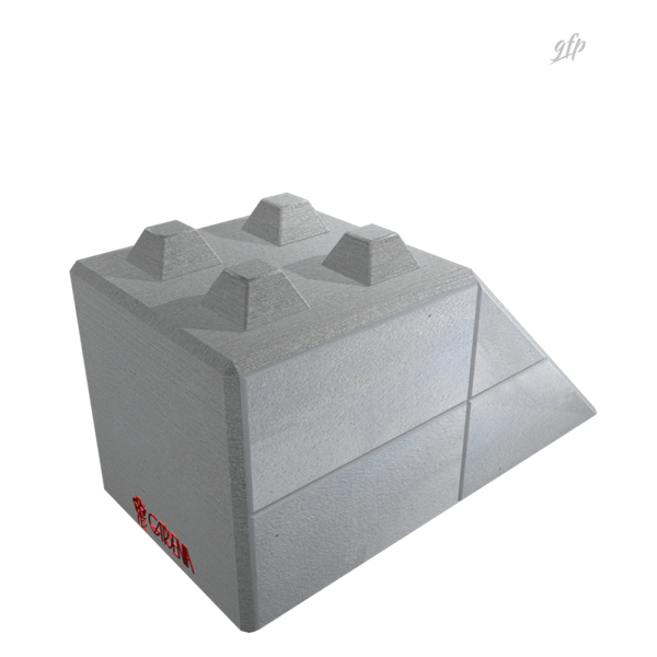 Logo Block Art e rendering 3D delle casseforme