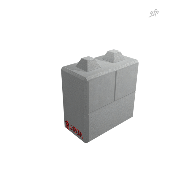 Logo Block Art e rendering 3D delle casseforme