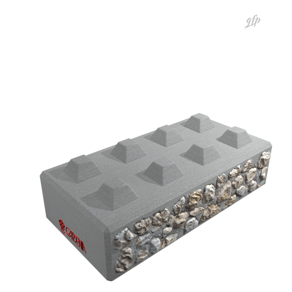 Logo Block Art e rendering 3D delle casseforme