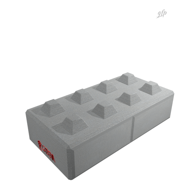 Logo Block Art e rendering 3D delle casseforme