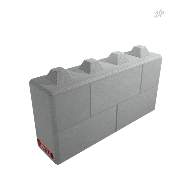 Logo Block Art e rendering 3D delle casseforme