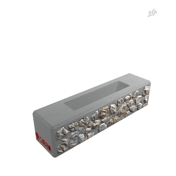 Logo Block Art e rendering 3D delle casseforme