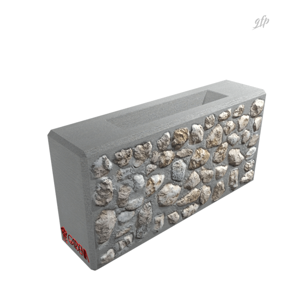 Logo Block Art e rendering 3D delle casseforme