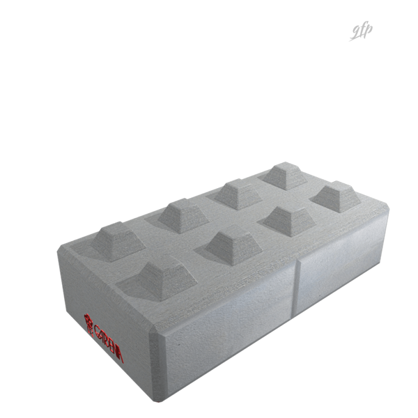 Logo Block Art e rendering 3D delle casseforme