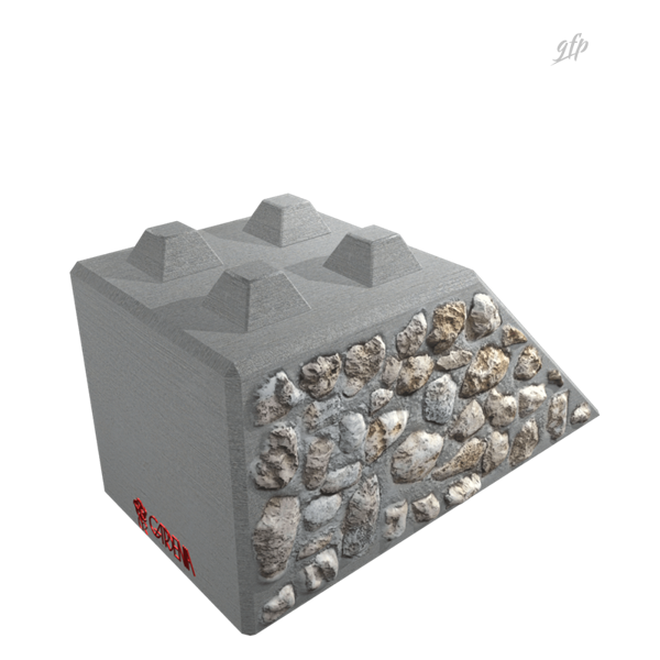 Logo Block Art e rendering 3D delle casseforme