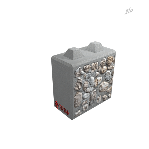 Logo Block Art e rendering 3D delle casseforme