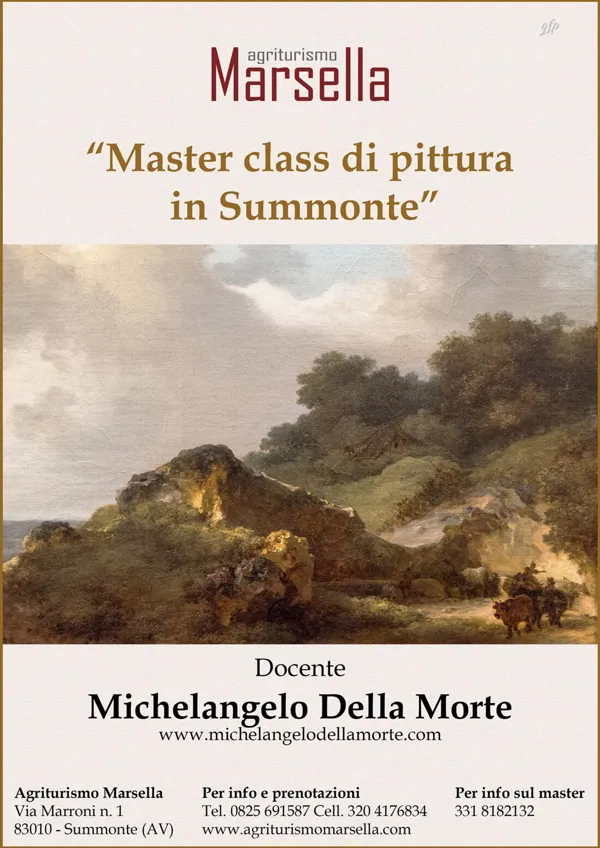 Locandina Master Class di Pittura in Summonte