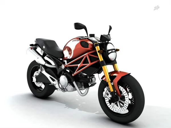 Rendering Ducati Monster